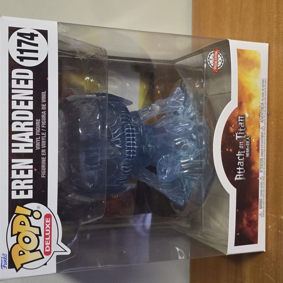 Funko Pop Deluxe Eren Hardened Blue Vinyl Figure - Picture 1 of 6